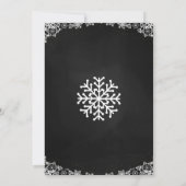 冬のオネダーランド誕生日の招待ボーイ1st 招待状 (裏面)