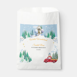 冬のオネダーランド1歳の招待状 フェイバーバッグ