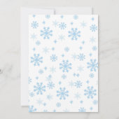 冬のオネダーランド1歳の招待状 招待状 (裏面)