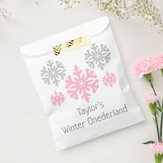 冬のオネダーランド1歳の誕生日 フェイバーバッグ (封をした状態)