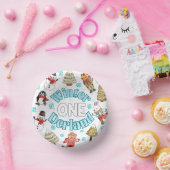 冬のオネダーランド1歳の誕生日 ペーパーボウル (パーティー)