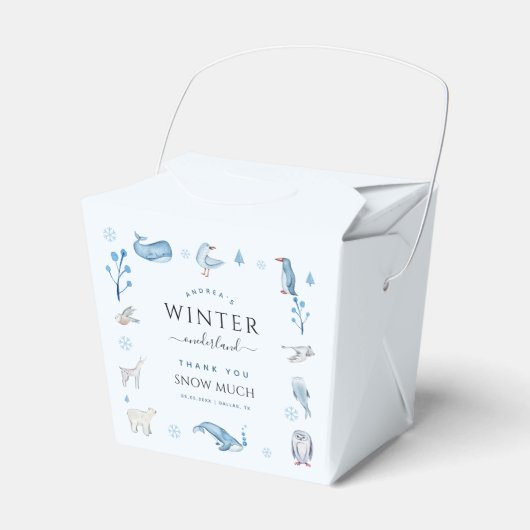 冬のオネダーランド1st誕生日のお気に入りボックス フェイバーボックス (正面サイド)