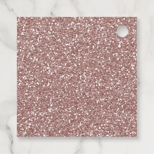 冬のオネダーランド1th誕生日ピンクのスノーフレーク フェイバータグ (裏面)