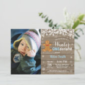 冬のオネダーラ素朴ンド少年の最初の誕生日 招待状 (スタンド正面)