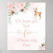 冬のオンダーランドの好意を1つ取って下さい ポスター (正面)