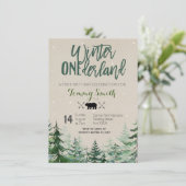 冬のオン素朴ダーランド第1誕生日 招待状 (スタンド正面)