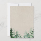 冬のオン素朴ダーランド第1誕生日 招待状 (裏面)