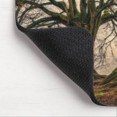 冬のオークの古木 マウスパッド (コーナー)