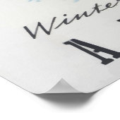 冬のオーストリアでのヴィンテージ旅行ポスター ポスター (角)