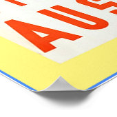 冬のオーストリア～ヴィンテージ旅行 ポスター (角)