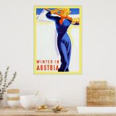 冬のオーストリア～ヴィンテージ旅行 ポスター (キッチン)