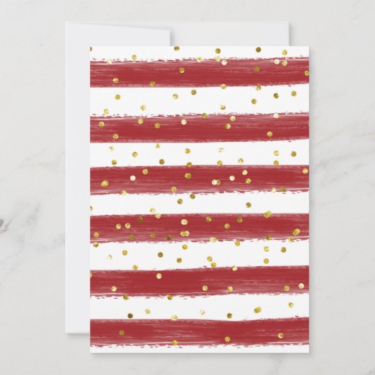 冬のオーナーランドの森の誕生日の招待状 招待状 (裏面)