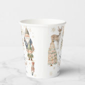 冬のオーネダーランドグリッター素晴らしい誕生日 紙コップ (右)