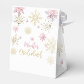 冬のオーネダーランドグリッター雪の結晶の誕生日 フェイバーボックス (裏面サイド)