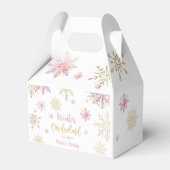 冬のオーネダーランドグリッター雪の結晶の誕生日 フェイバーボックス (裏面サイド)