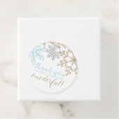 冬のオーネダーランドサンキューラベルブルースノーフレーク フェイバータグ (インサイチュ)