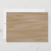 冬のオーネダーランドスノーフレークブルーボーイ1st誕生日 招待状 (裏面)