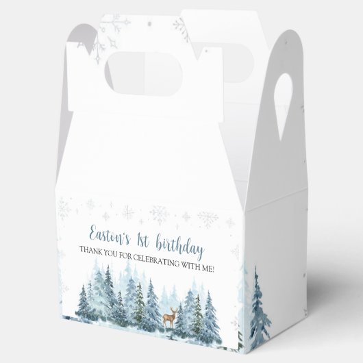 冬のオーネダーランドディアバースデーパーティーのお願いボックス フェイバーボックス (オープン)