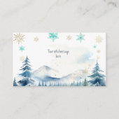 冬のオーネダーランド素晴らしい誕生日 エンクロージャーカード (正面)