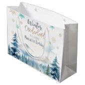 冬のオーネダーランド素晴らしい誕生日 ラージペーパーバッグ (裏面アングル)