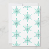 冬のオーネダーランド素晴らしい誕生日 招待状 (裏面)