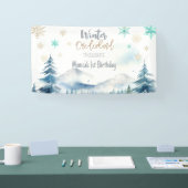 冬のオーネダーランド素晴らしい誕生日 横断幕 (トレードショー)