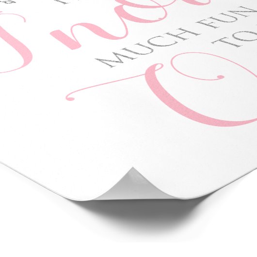 冬のオーネダーランド雪の多くのおもしろいが1つのサインになる ポスター (角)