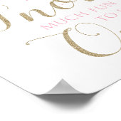 冬のオーネダーランド雪の多くのおもしろいが1つのサインになる ポスター (角)