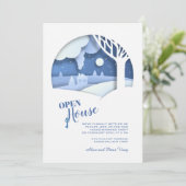 冬のオープンハウスへのご招待 招待状 (スタンド正面)