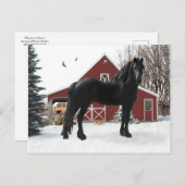 『冬のオーベロン』はがき ポストカード (正面/裏面)