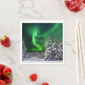 冬のオーロラ スタンダードカクテルナプキン (インサイチュ)