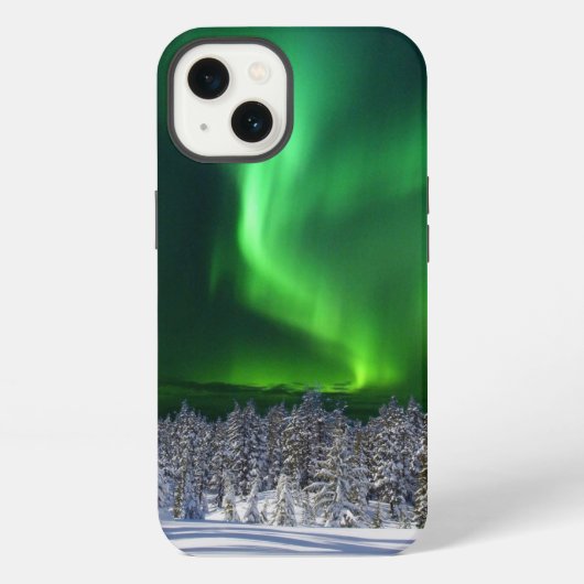 冬のオーロラ iPhoneケース (裏面)