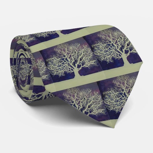 冬のカシ ネクタイ (ロール)