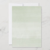 冬のカップルの赤ちゃん男女兼用シャワー 招待状 (裏面)