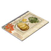 冬のカボチャ ノートブック (左側)