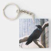 冬のカラスの森 キーホルダー (正面)