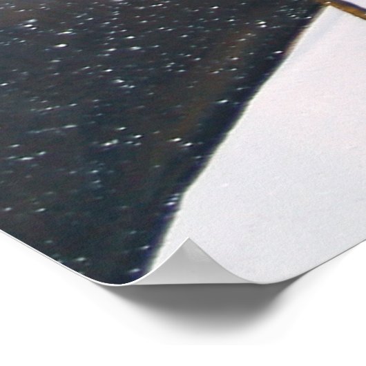 冬のカラスの森 ポスター (角)