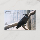 冬のカラスの森 名刺 (正面)