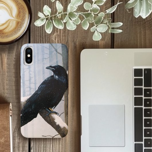 冬のカラスの森 Case-Mate iPhoneケース