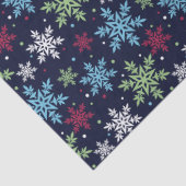 冬のカラフル雪 薄葉紙 (詳細)