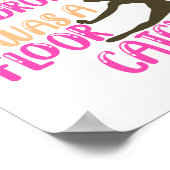 冬のカラーガードは一滴も落ちず床だった ポスター (角)