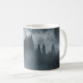 冬のカルパス人:日の出の山の風景 コーヒーマグカップ (正面右)