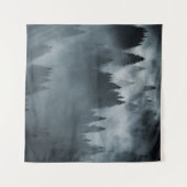 冬のカルパス人:日の出の山の風景 タペストリー (正面(横))
