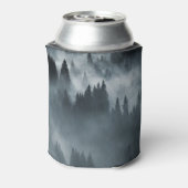 冬のカルパス人：日の出の山の風景 缶クーラー (缶裏面)