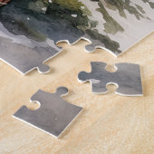 冬のカントリーレッドバーン ジグソーパズル (側面)