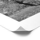 冬のカントリーロード：イギリスのチェシャ ポスター (角)