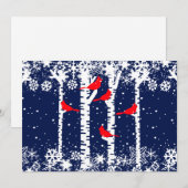 冬のカーディナルシーン シーズンカード (正面/裏面)