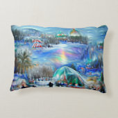 冬のカーニバル アクセントクッション (裏面)