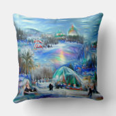 冬のカーニバル クッション (裏面)