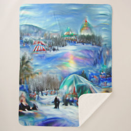 冬のカーニバル シェルパブランケット